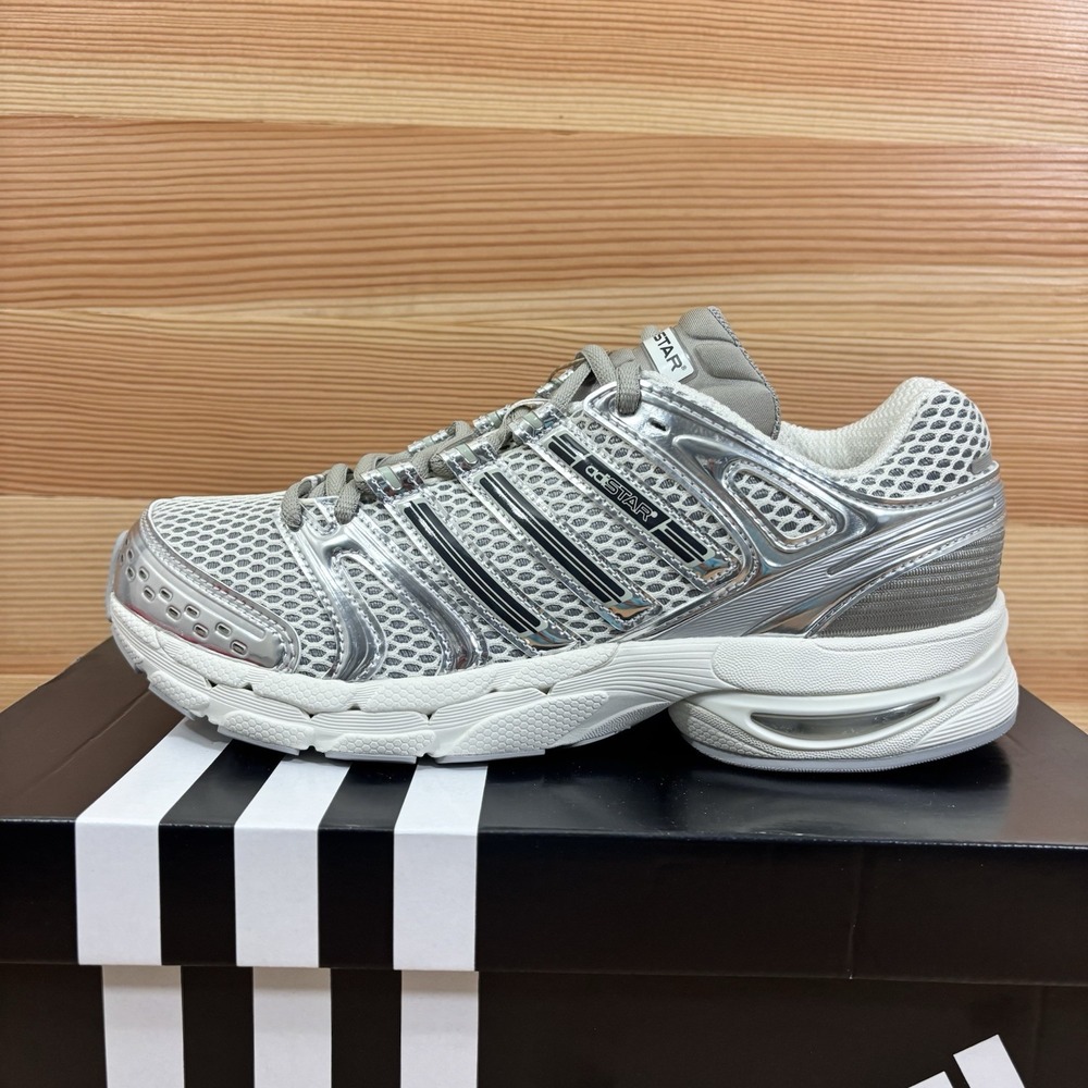 Adidas Adistar Control 5 Women's Low Top Running Shoes KJ2285 Silver Size 8.5